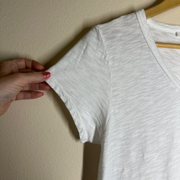 Wilt V Neck Short Sleeve Baby Fit Tee Womens Size M Slub Knit Classic Capsule - Picture 5 of 10